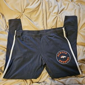 NFL Denver Broncos Womens Grey Leggings